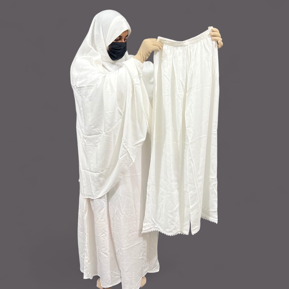 Women Ihram Borka+Hijab+Plazo