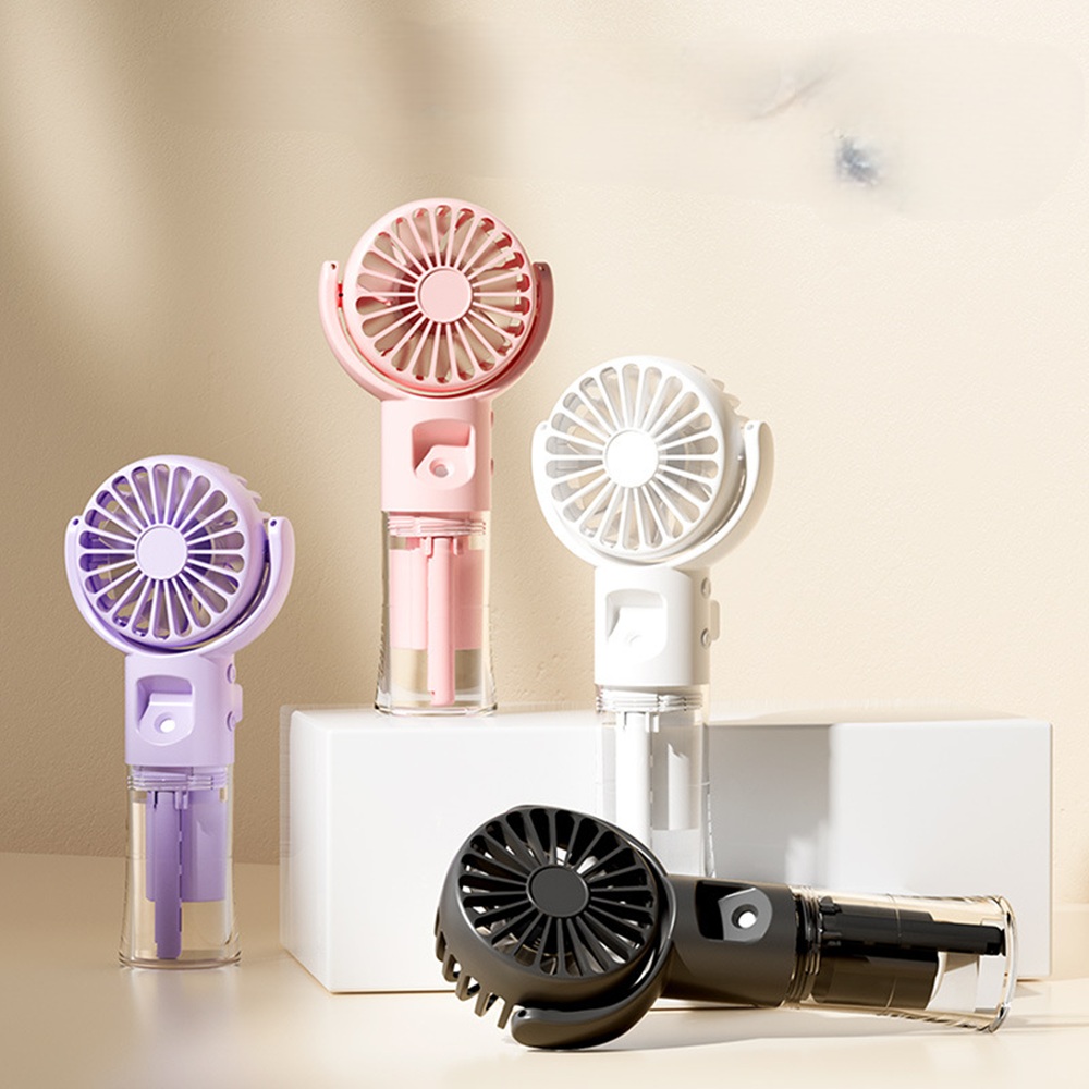 Water Spray Mini Fan With Neck Hanging Feature