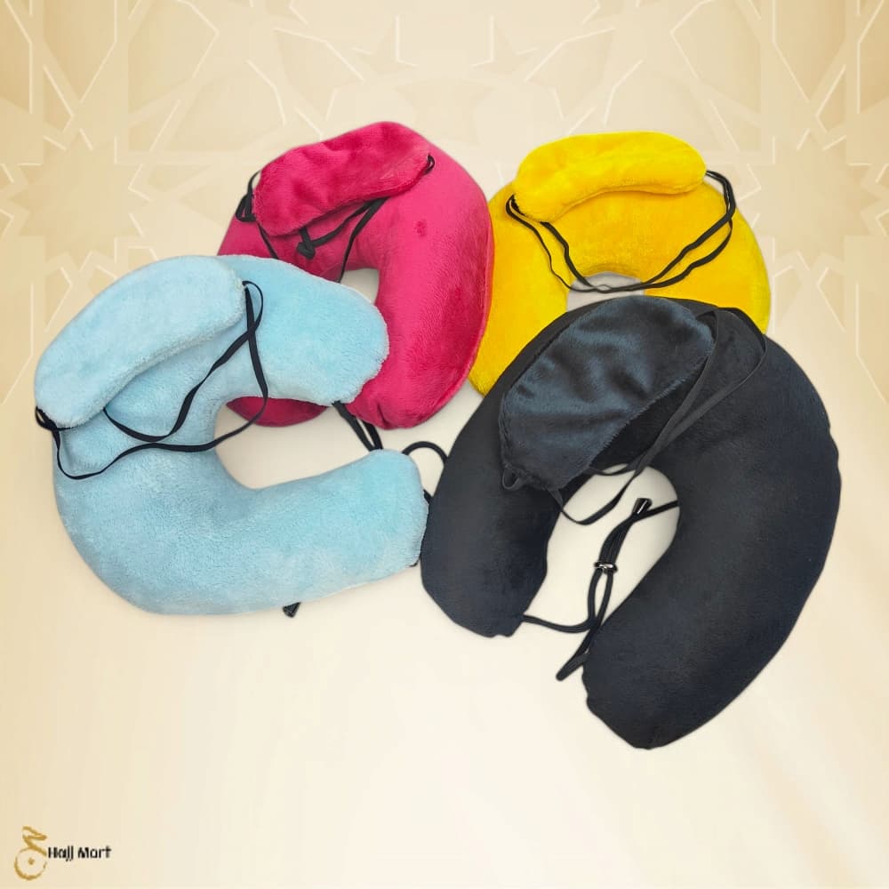 Travel Neck Pillow With Eye Mask
