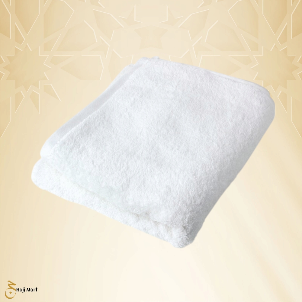 White Bath Towel For Hajj
