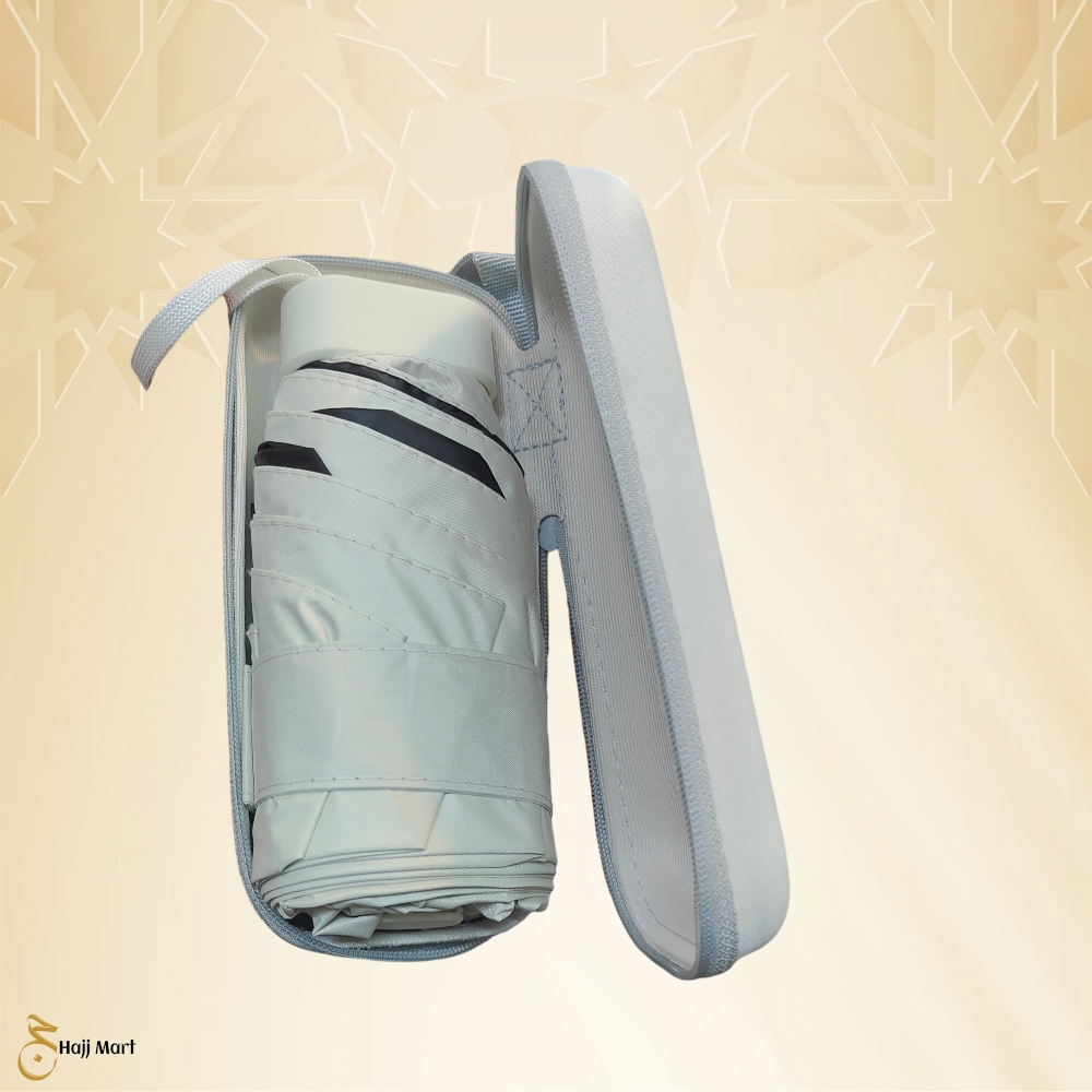 UV Protection White Capsule Umbrella for Hajj